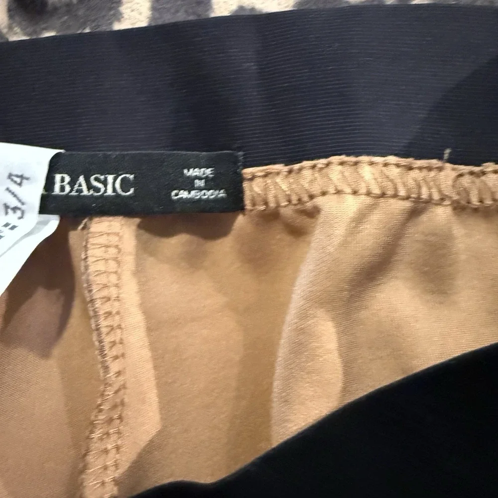 Zara Pants Leggings Leopard Print Lightweight‎ Pull On Women's Medium